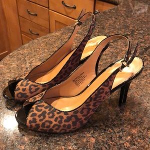 Size 8 Mootsies Tootsies Peeptoe Slingback Heels